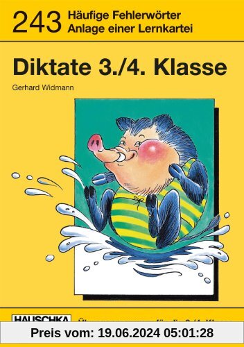 Deutsch-Diktate: Diktate 3./4. Klasse. Häufige Fehlerwörter
